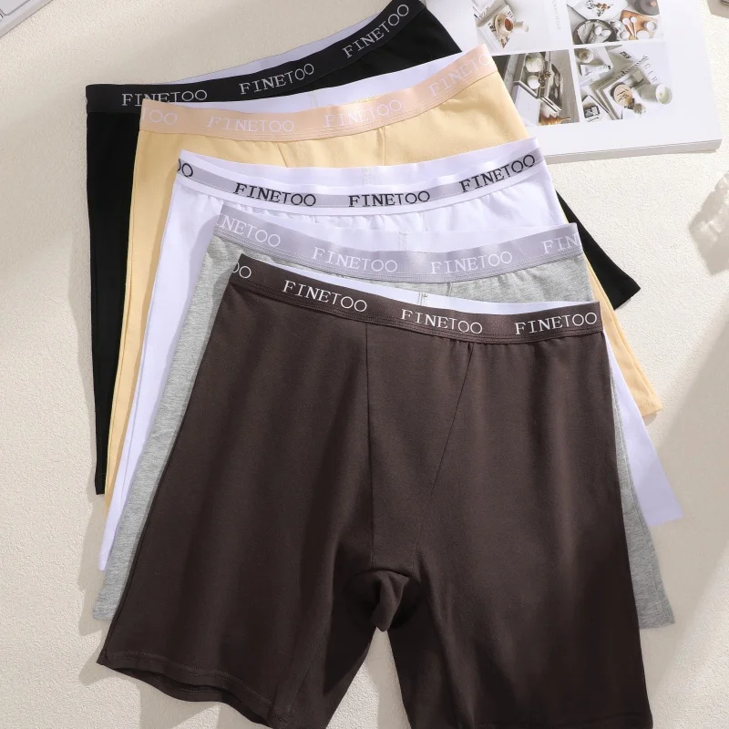 FINETOO Nahtlose Baumwoll-Unterwäsche mit Hoher Taille für Damen, Fahrrad-Slip, Sommer-Sicherheitshose, Sicherheits-Unterrock-Shorts – Detail 19