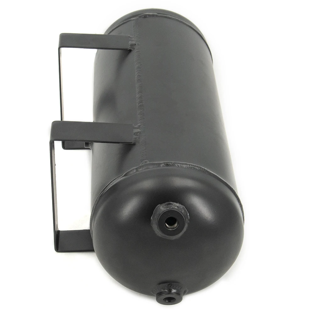 Air Tank 3 Gallon Aluminum Air Cylinder Pneumatic Suspension System Tunning Vehicle Parts 1/4NPT Holes Universal