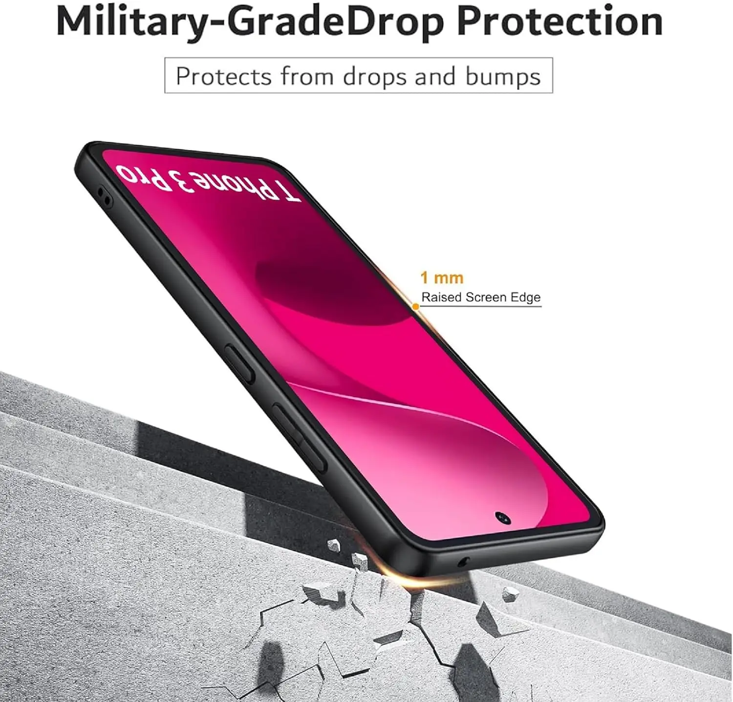 Black Matte Soft TPU Camera Protection Back Phone Case Cover