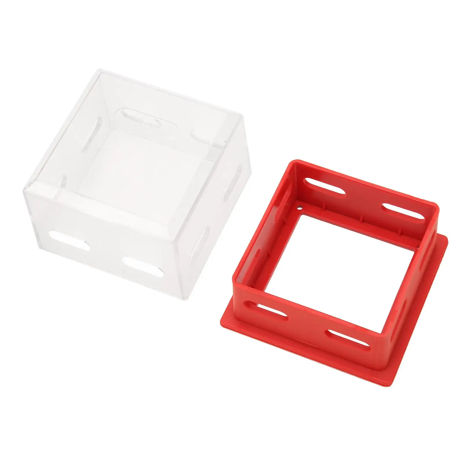 Waterproof Transparent Push Button Switch Protector Cover-Emergency Stop Switch Guard for Industrial Use