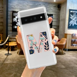 Pink Initial Letter A to Z Phone Case Cover Art - Pixel 9 Pro (B1)