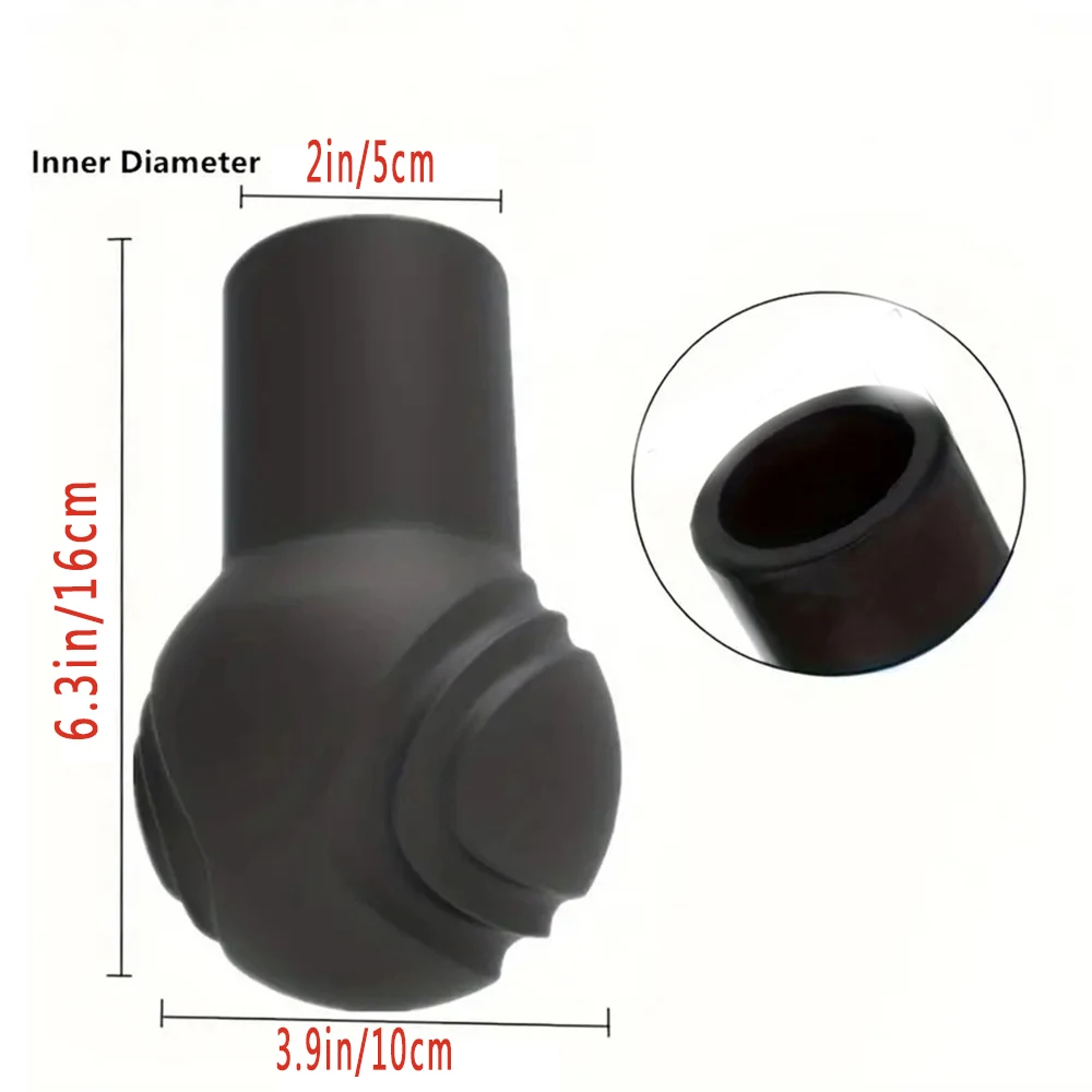 1pc Silicone Barbell Landmine Attachment 2-inch Bars 360&deg; Swivel Deadlifts Squats Rows & Presses