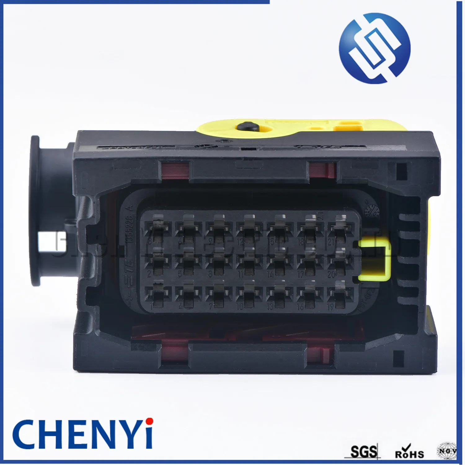 do balck dos conectores 1-1355219-2 do ecu
