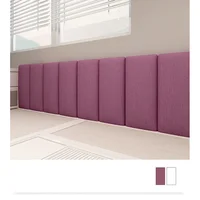 Bed Headboards 135 90 145 150 160 180cm In Wood Adhesive Modern Cabecero Head Board Tete De Lit Anti-collision Wall Panels 5