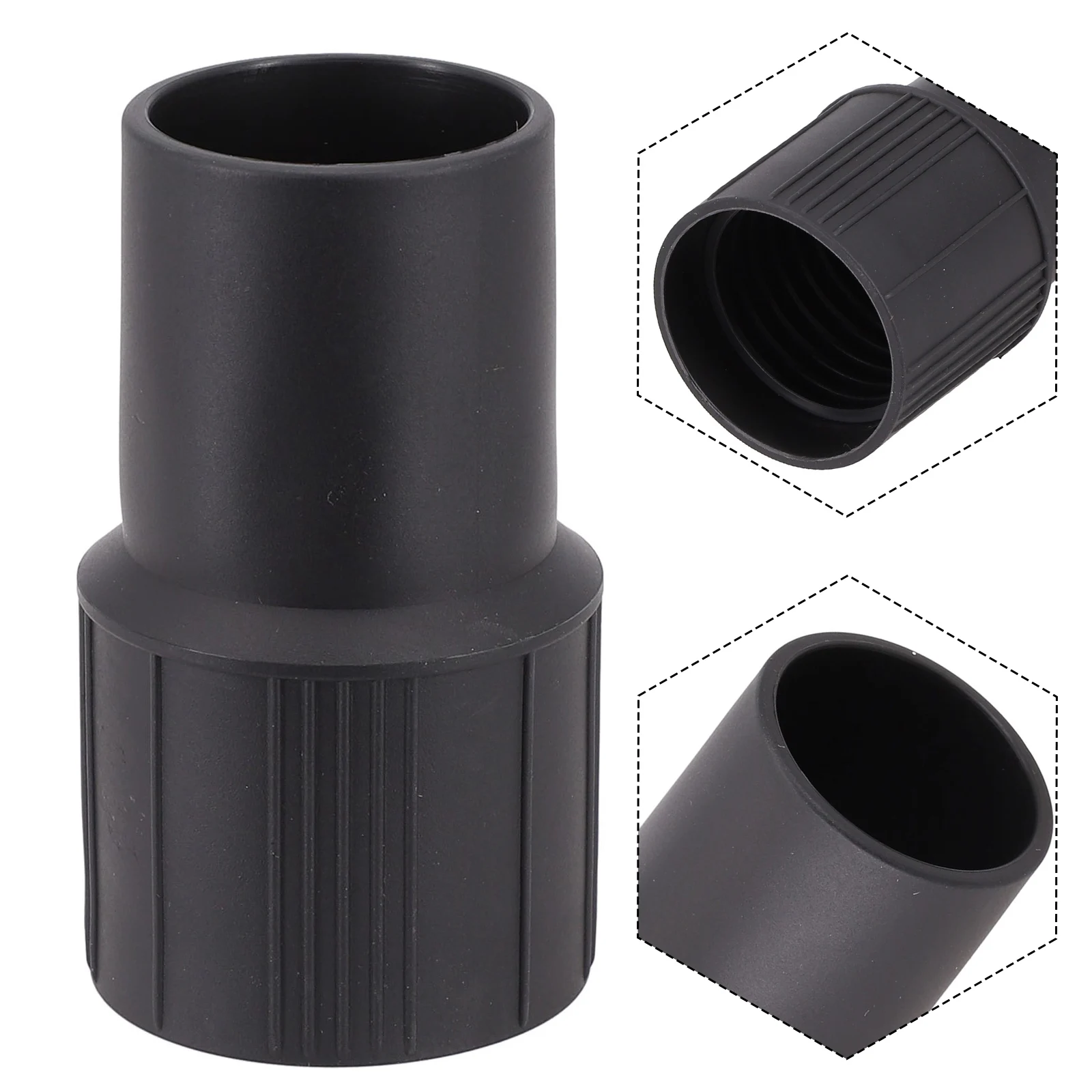 1x Vacuum Cleaner Adapter Hose Connecting Adapter For Threaded Hose Inner 38mm Outer 45mm Sweeper Adapter Floor Cleaning Tool 4 pieces lot m4 m5 m6 m8 to m10 to m14 inner outer threaded hollow tube adapter inner outer threaded coupler conveyer adapter