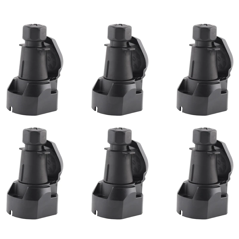 

Европейская розетка прицепа 6X с 7 контактами + вилка, буксировочный стержень, Соединительный адаптер для RV, грузовика, лодки, фургонов, трансферный сигнальный адаптер 12 В