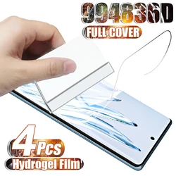 Premium 4 - Pack Hydrogel Screen Protector Set - Soft TPU Film - Hydrogel Film (Honor 70 Pro plus)