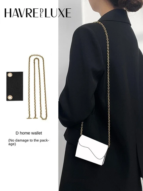 DIY Kit Chain+Insert Change Your Tri fold Long Wallet To A Crossbody Purse