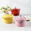 Mini Enameled Cast Iron Dutch Oven 2