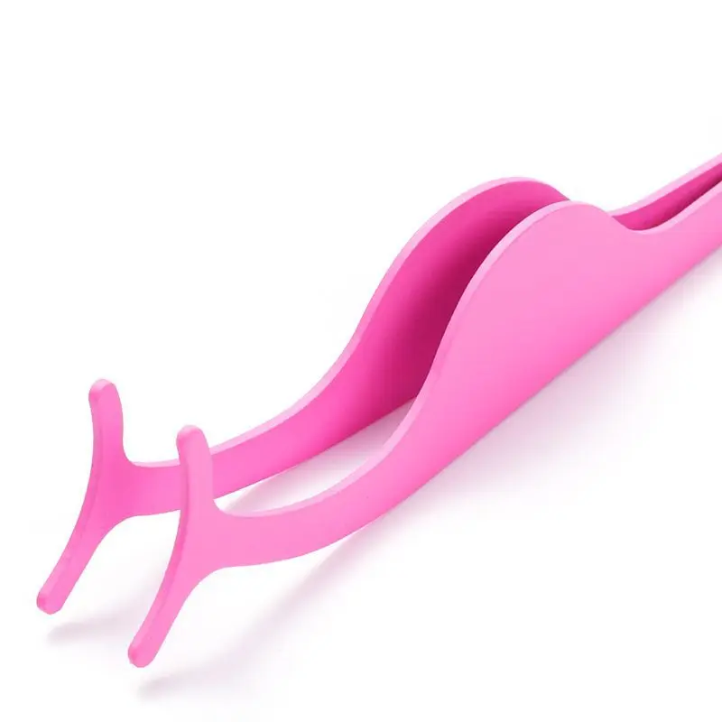 1 Pc False Eyelashes Tweezer Fake Eye Lash Applicator Makeup Tools Auxiliary Curler Mink Eyelashes Professional Tweezer Tools 5