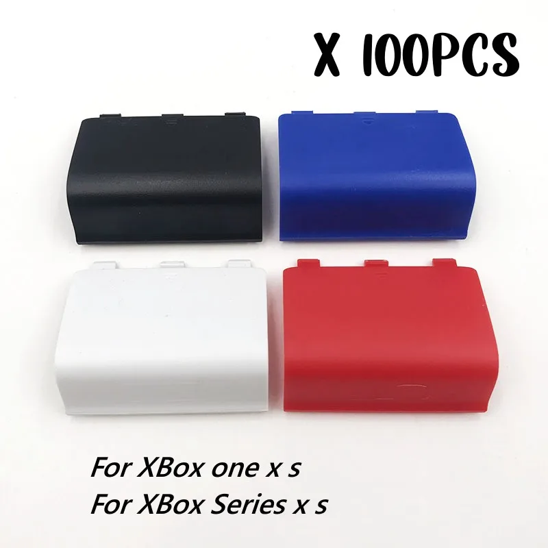 

100pcs Replacement Housing Door Cover for Xbox One Series X/ Series S For XBOX One S / X Controller Battery Shell Lid Back Case