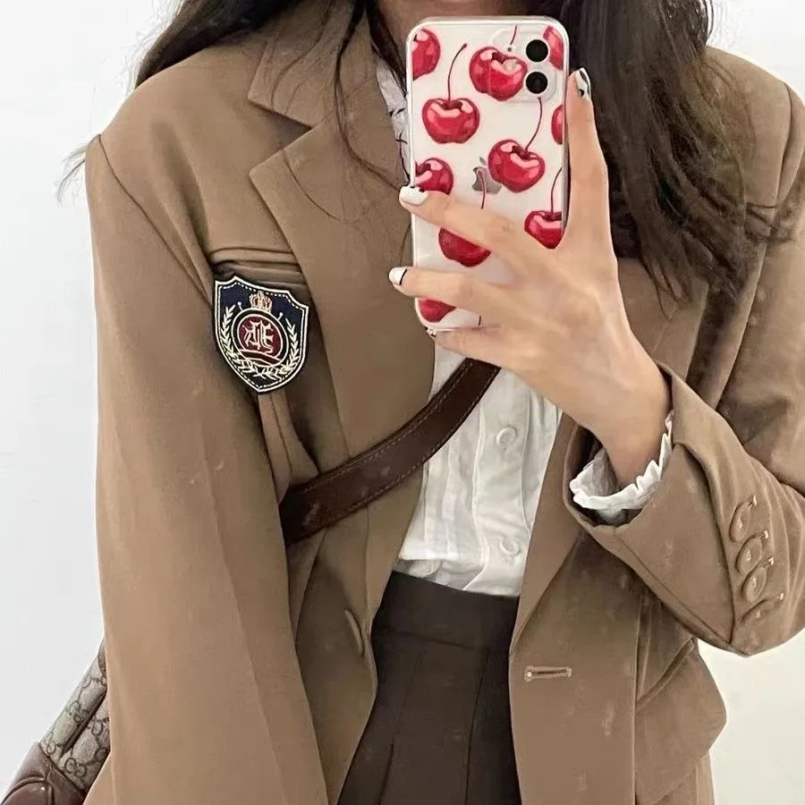Refreshing Korean Cherry TPU iPhone Case