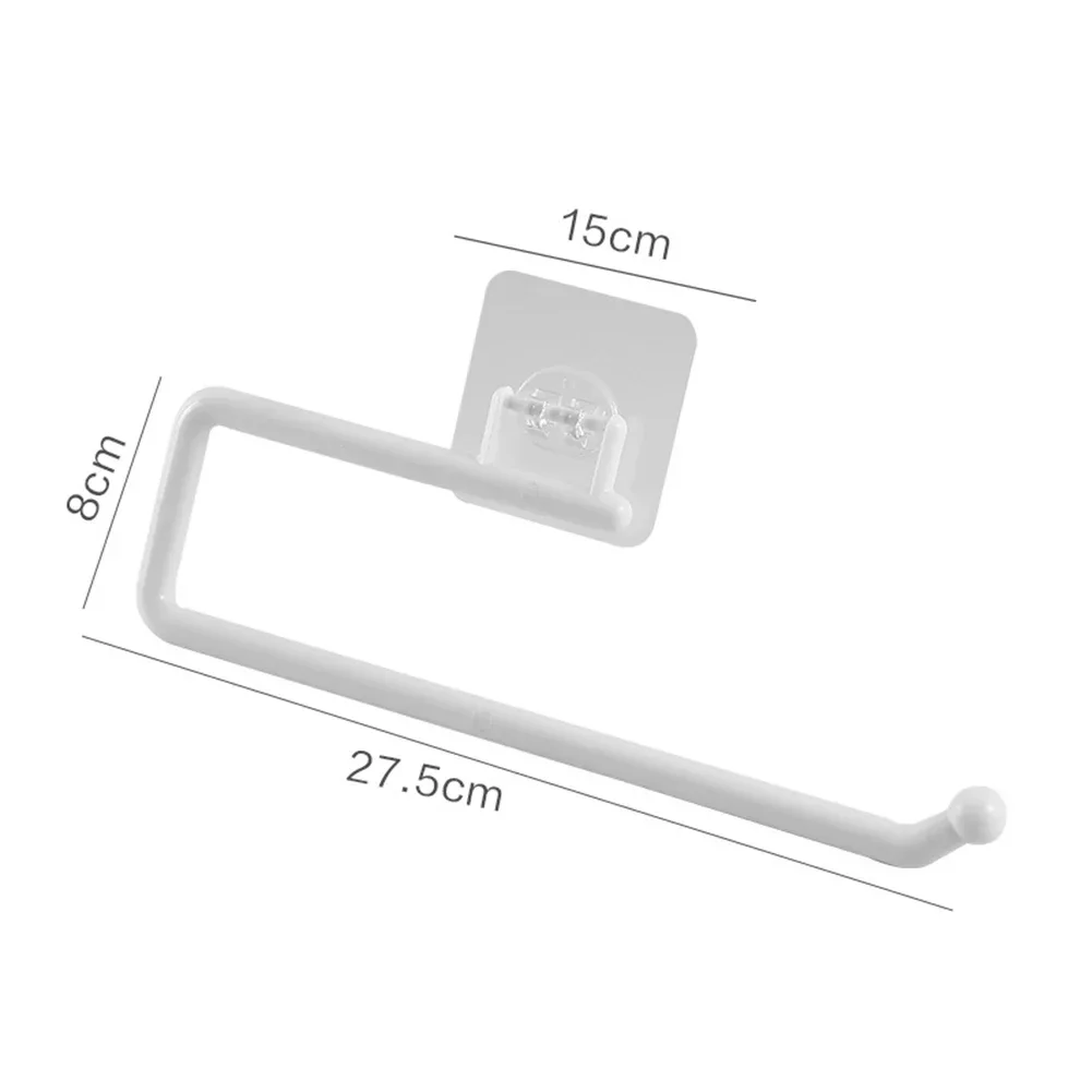 Paper Towel Holder Paper Towel Rack Non-porous kitchen paper towel rack roll paper rack hanging toilet hook cloth
