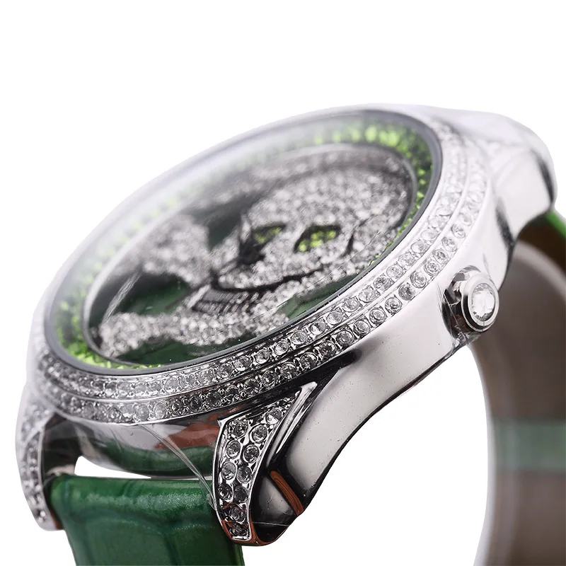 SALE!!! Discount Davena Crystal Rhinestones Men's Women's Watch Skull Panther Elephant Monkey Horse Dragon Eagle Panda No Box