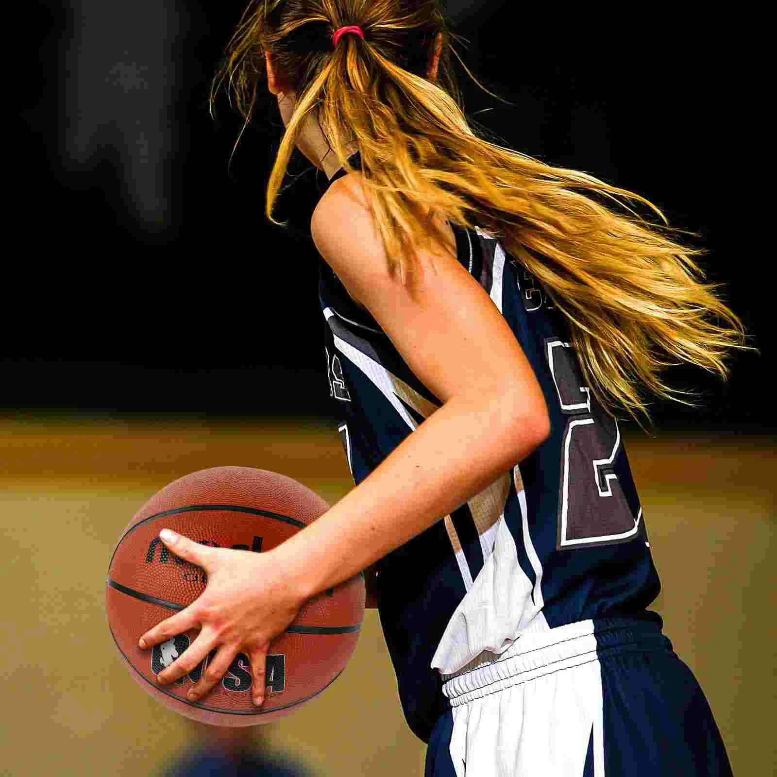 

Rubber Basketball Exercise Basketball Trainer Basketball Gift for Teens Beginner