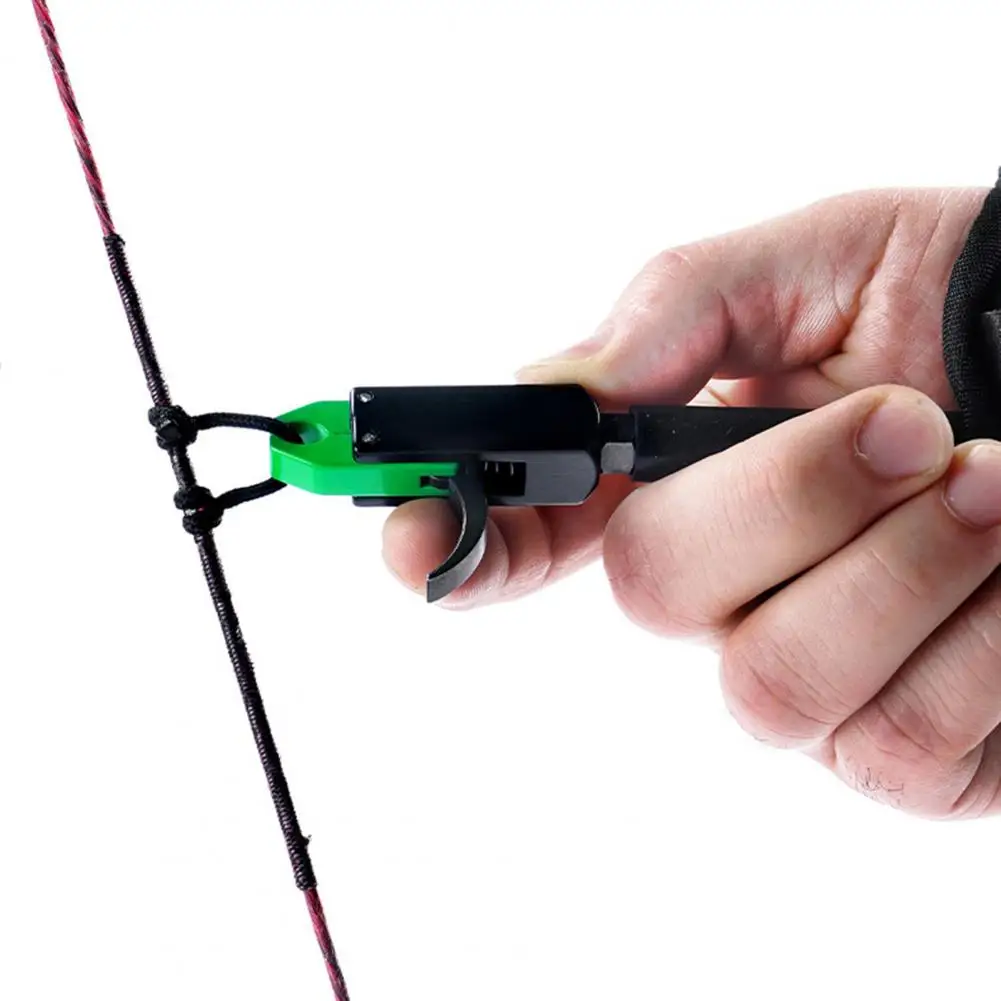Archery Equipment Trigger Bow Release Adjustable Wrist Strap Archery Trigger Bow Release Aid with Spreader Pulley for Precision