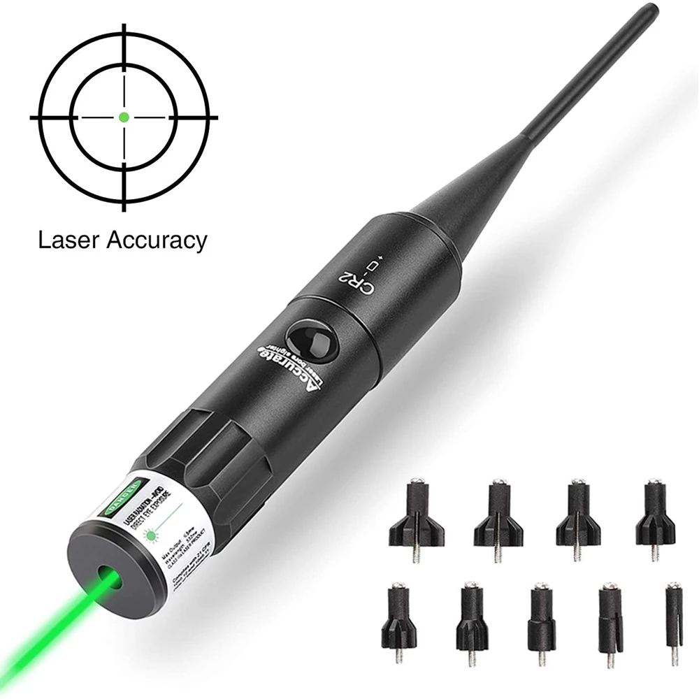 Taktische Bohrung Anblick Kit Grün Red Dot Laser Schussprüfer