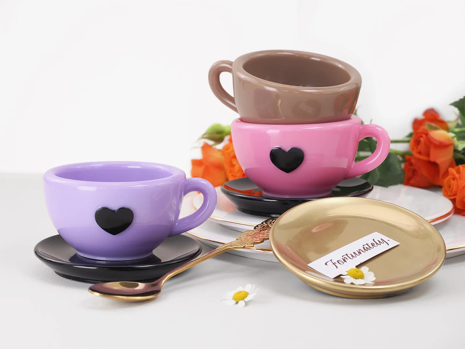 Love Coffee Cup Mold Set 2