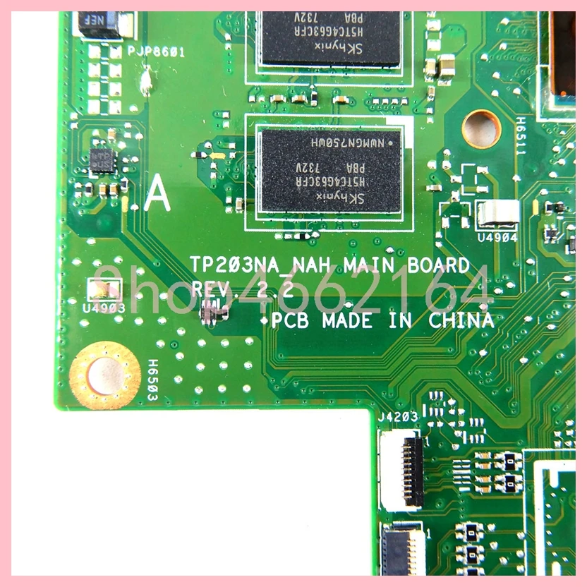Placa-mãe Portátil para Asus Tp203nas N3350 Cpu N4200 4g-ram 0g Ssd 64g Tp203nas Tp203na Tp203nah Tp203n - Imagem 6