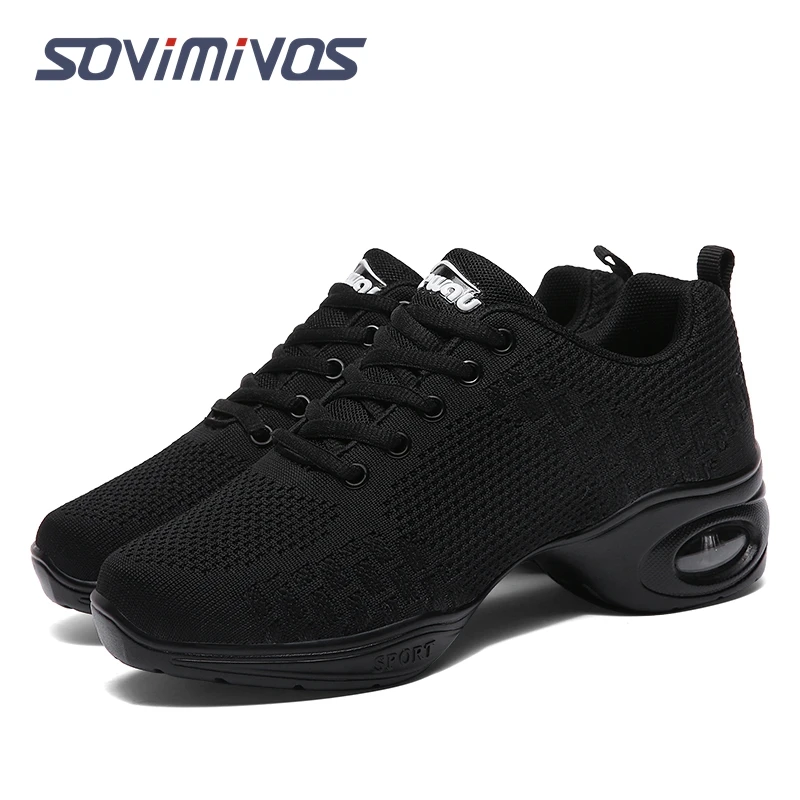 Women Latin Dance Shoes Jazz Ballroom Salsa Dancing Shoes Woman High Heels Children Training Modern Tango Dance Sneakers Female
