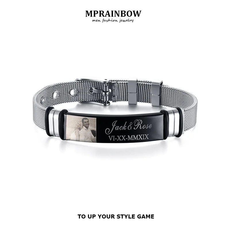 Stainless Steel Bracelet Fashion Bracelet Fashion Jewelry Photo Bracelet
