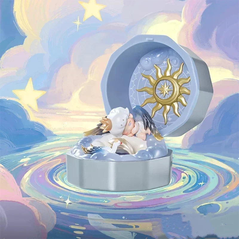 팝마트 로맨틱 링 박스 시리즈 4 장면 세트 블라인드 박스 서프라이즈 미스터리 박스 장난감 귀여운 애니메이션 액션 피규어 인형 소녀 선물