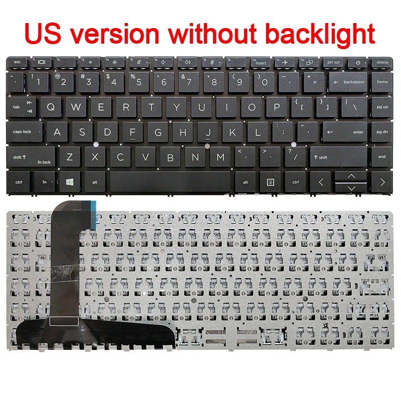 米国英語新しいノートパソコンのキーボード HP ZBook スタジオ G3/G4