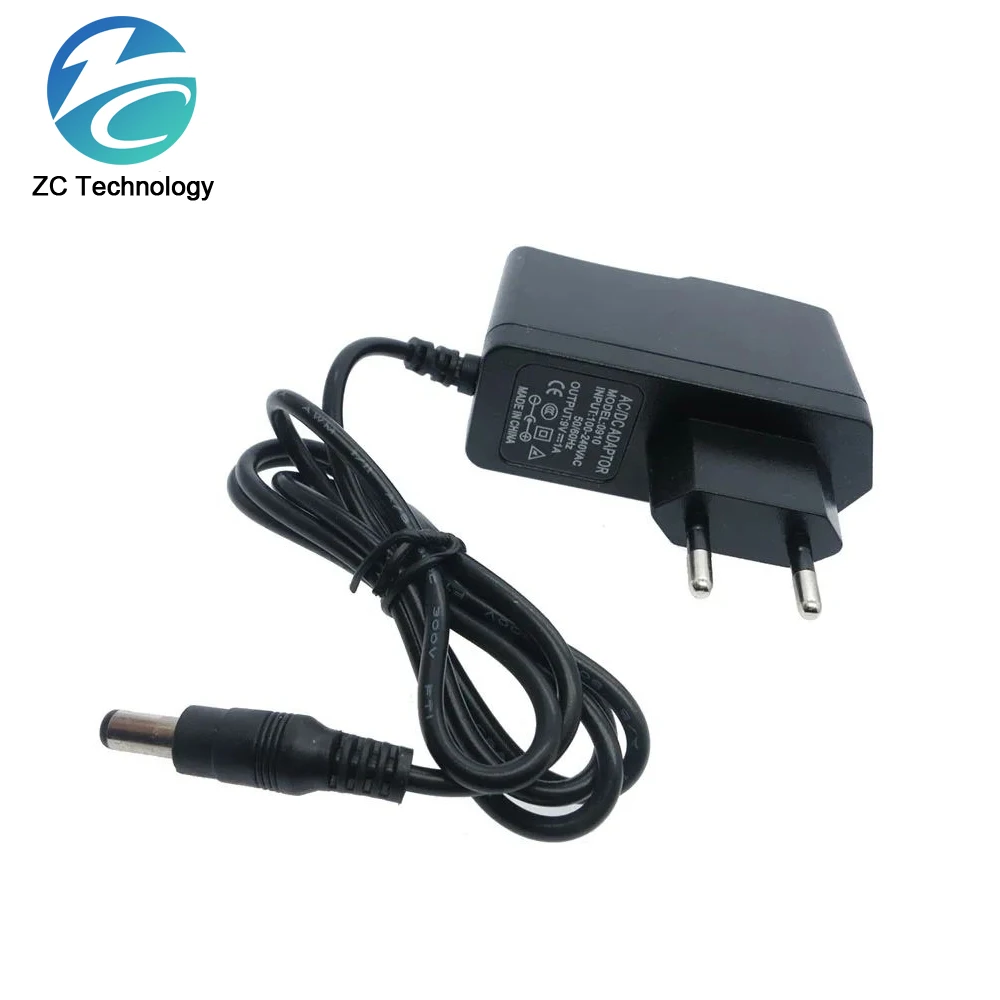 USB Converter Power Supply Module Logic Level Converter AC 100V-240V DC 9V 1A 5.5mm x 2.1mm For Arduino