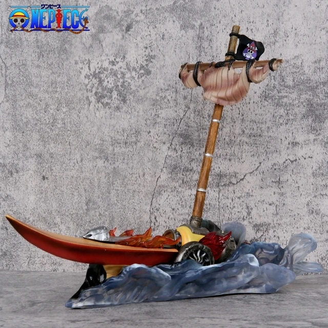 37cm One Piece Ace Boat Figure Portgas·d·ace Glow Boat Anime Figures Pvc  Statue Model Doll Collectible Desk Decoration Xmas Toy - AliExpress