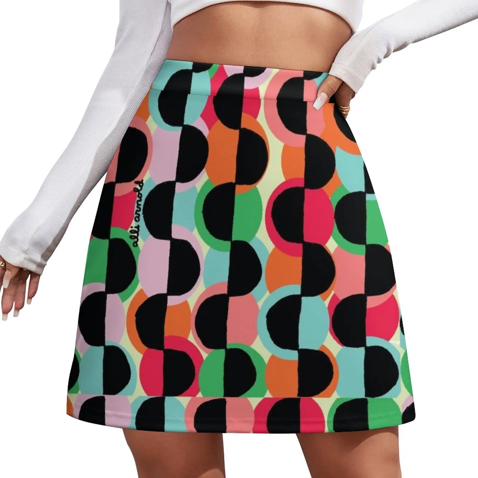 Alli Arnold Half Circle Mini Skirt skirts women summer 2024 Women clothing skirts eve arnold retrospective