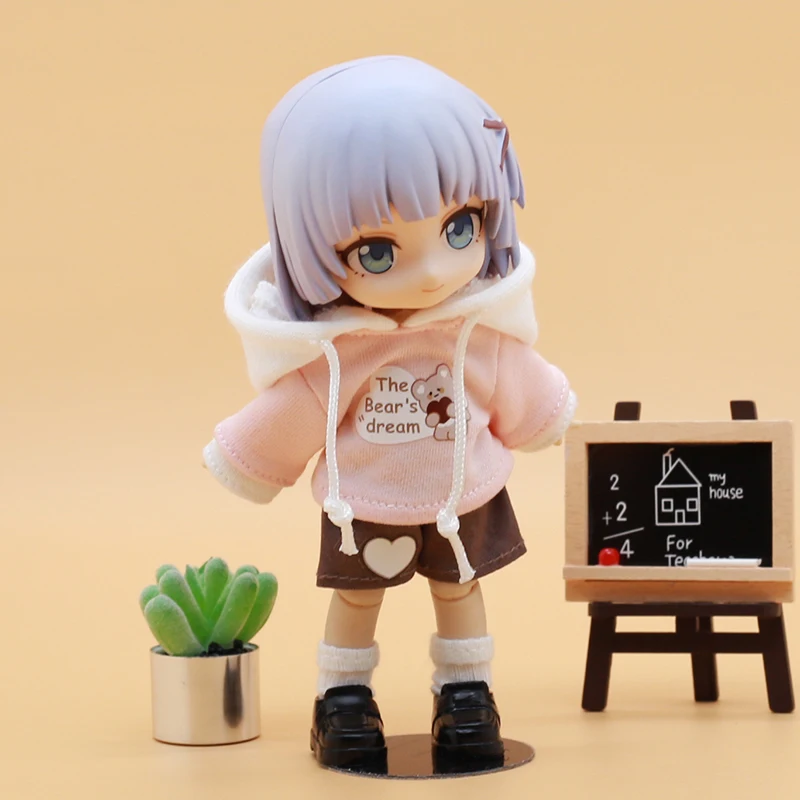 OB11 Baby Accessories Clothes Hoodie With Hoodie Set Multiple Models Humanoid Doll Accessories Dolls For 1/12 Doll DIY Dress Up - 4