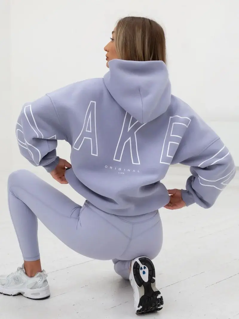 Hip-hop Harajuku High Street Trendy Brand Letter Print Oversized Hoodie Men Y2K 2025 Retro Gothic Punk Casual Sweatshirt Women