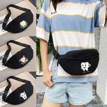 

Fashion Waist Bags Mini Shoulder Satchels Travel Bag for Men and Women Cell Phone Pack Teeth Series Wallet Belt Package Key Case