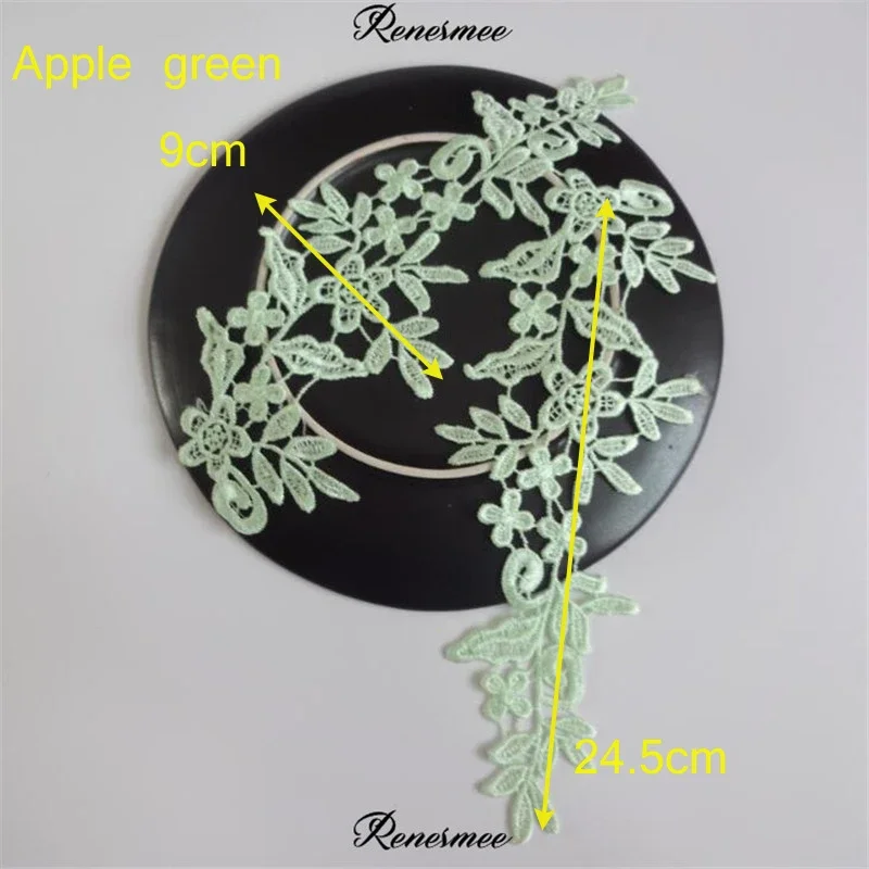 Vibrant Lace Applique Flower Sewing Trims