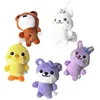 Wholesale 15pcs/lot 10cm RED VELVET 10th Anniversary Plush Keyrings joy stuffed Doll Keychain Bag Pendant Gifts 1