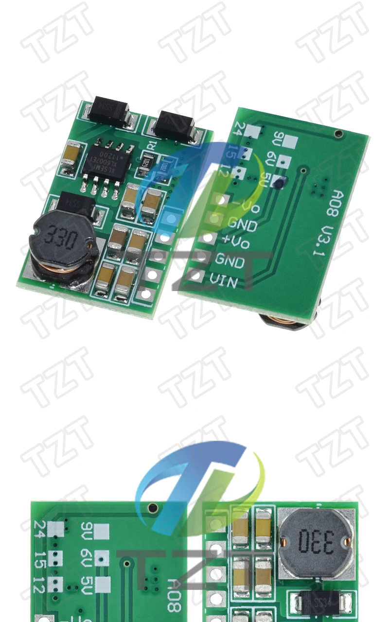 TZT 1/2/3PCS DD1718PA +- 5V 6V 9V 12V 15V 24V Positive & Negative Dual Ausgang Netzteil DC DC Step-up Boost Converter Modul – Detail 4