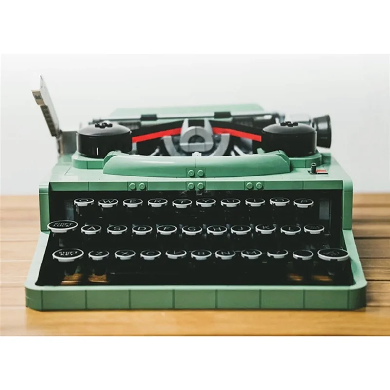 Retro Typewriter Blocks Brick Marking Machine Keyboard over 12 Years Old Kids Writing Machine Gift Toy Compatible 21327 3