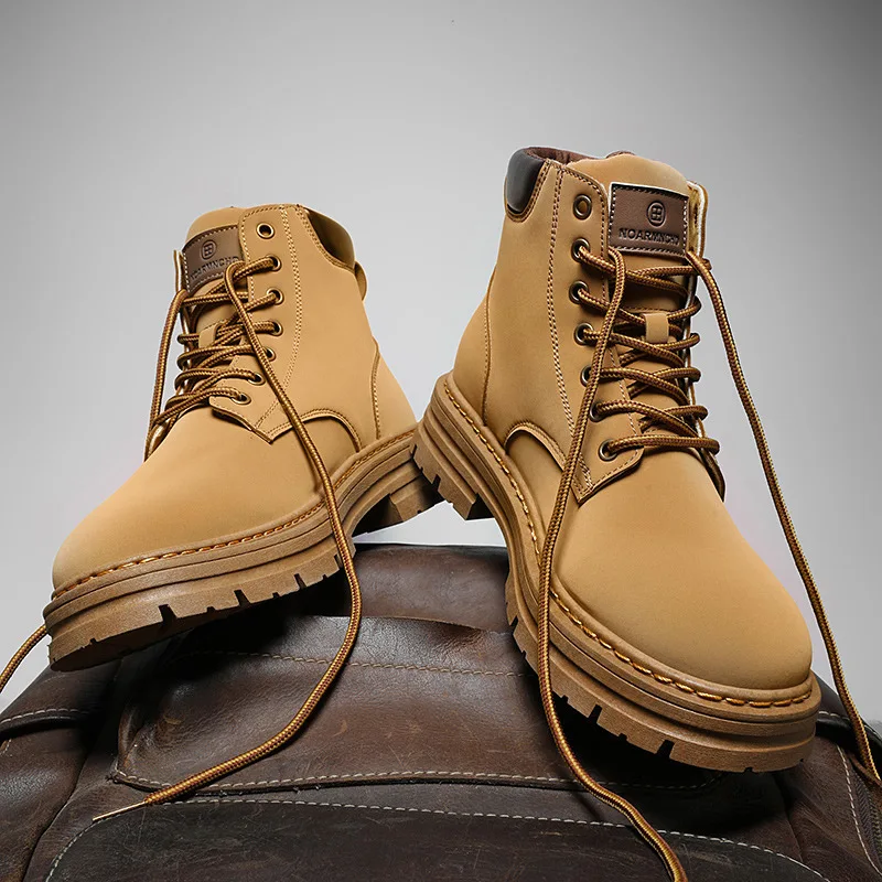 Men's Safety Shoes Outdoor Wear-resistant Safety Shoes Man for Work Waterproof and Anti Slip Sports Men's Safety Shoes