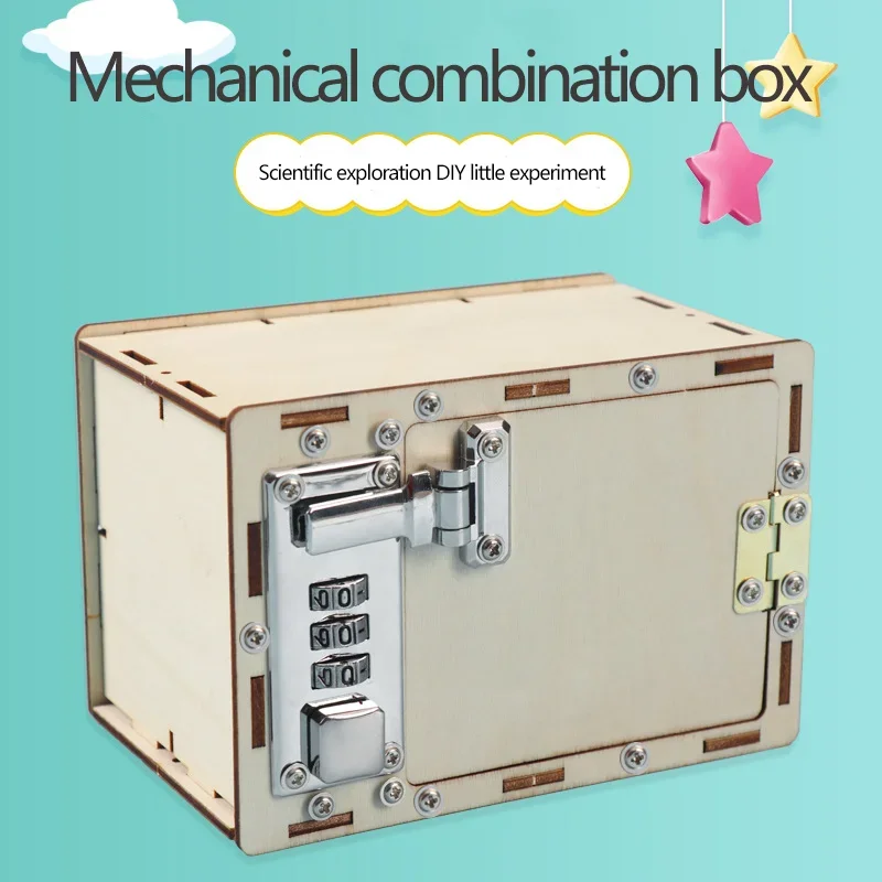 DIY Child Manual Machine Code Box Science Experimental Children's Money Money Financial Toys For Morse Code Telegraph Kit Kids Screw Assembly Kit