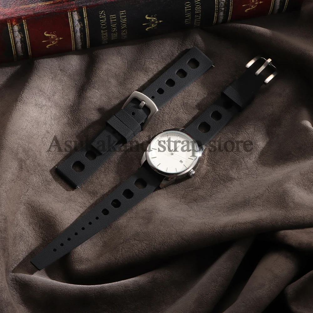 Innovative Tropical Rubber Watch Strap with Quick Release