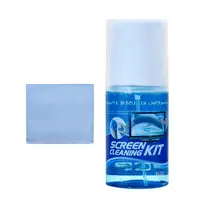 Screen Spray Kit Electronic Cleaning Kit Monitor Cleaner For Smart TVs Monitors & Cars Laptop Cleaner Includes 200ml Bottle With 1