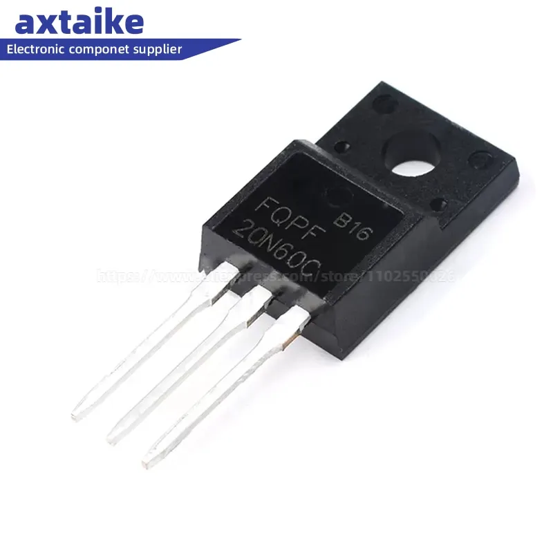 

10PCS FQPF20N60 20N60C FQPF20N60C 20N60 20A 600V TO220F N-channel Power MOSFET DIP Transistors