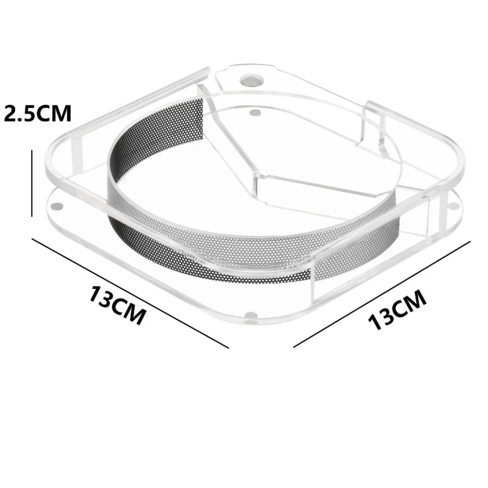 정전기 방지 호스트 스탠드 아크릴 투명 컴퓨터 브래킷 내구성 강화된 저장 베이스 맥 미니 M4 2024용