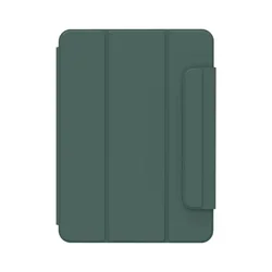 Enhanced Magnetic Detachable Tablet Cover for iPad 10  iPad11 A16 (Dark Green)