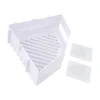 Plastic Triangle Bathroom Shelf Organizer Shampoo Gel Storage Basket Bathroom Corner Shower Rack Holder White Gray Pink 5