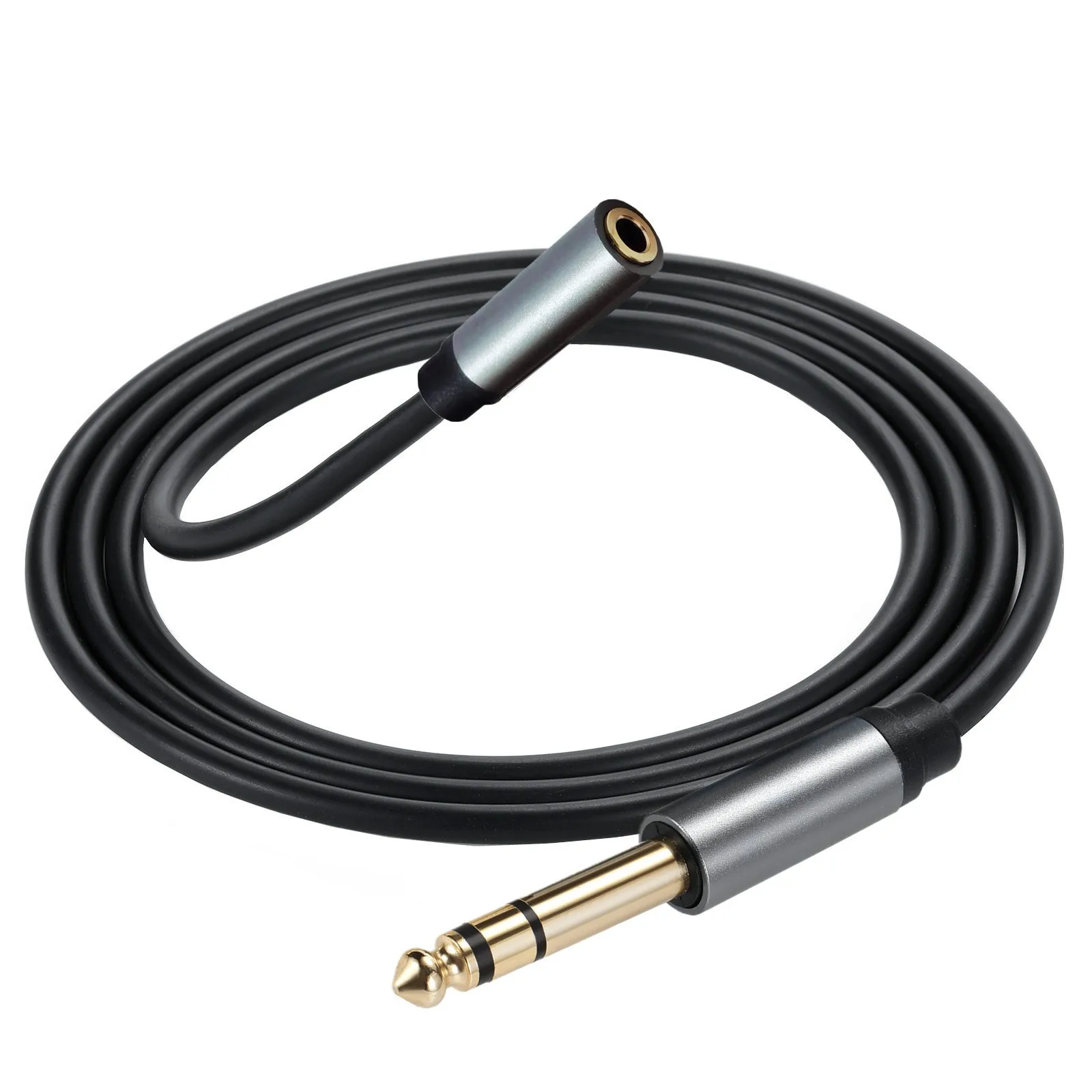 2 Adattatori Audio Angolari Maschio 6,35mm Femmina 3,5mm - Philmore 559RA