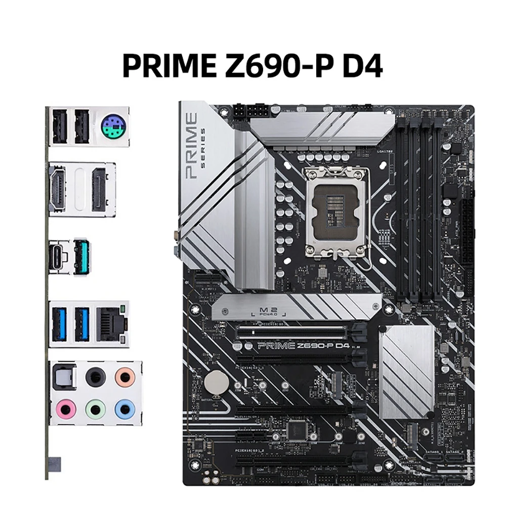 Scheda Madre Desktop Prime B660M-K D4 Supprt 12700/12400F Per Asus