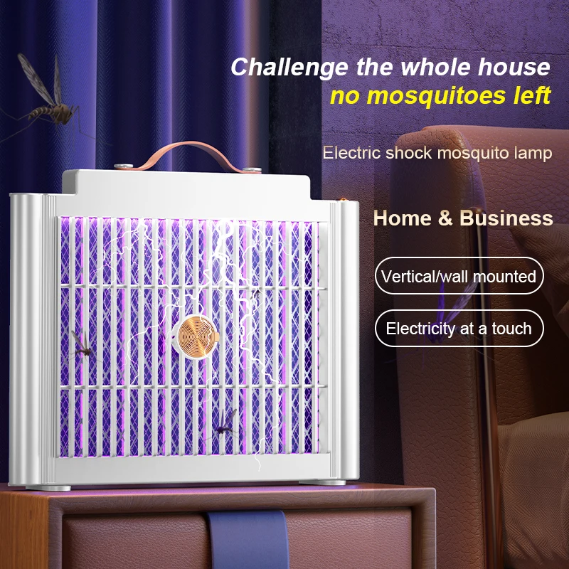 Mosquito Killer Lamp Mosquito Lamp Electric Shock Mosquito Killler Lamp LED Bionic Physical Mosquito Trap Safe For Kids Kills Ultraviolet Light Mosquitoes