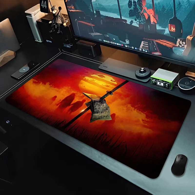 Large Mouse Pad Gamer Cabinet Pc Keyboard Desk Mat 900x400 The W-Walking D-Dead MousePads Laptop Gaming Accessories Mousepad Xxl