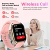 LAXASFIT H9 Smart Watch Men Women Sports Fitness Tracker 2.01 inch HD Screen Bluetooth Talking Smart Watch For Android IOS 3